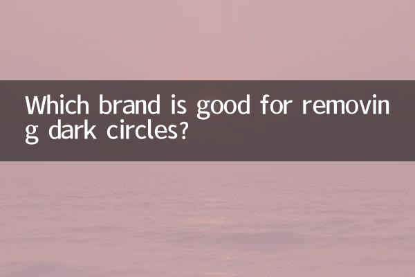 ডার্ক সার্কেল দূর করার জন্য কোন ব্র্যান্ড ভালো?
