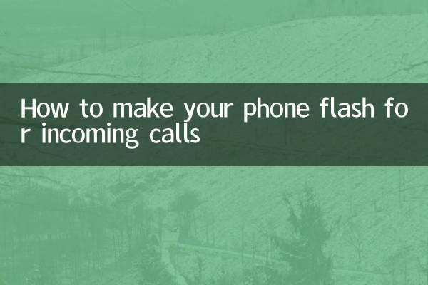 Comment faire clignoter votre téléphone pour les appels entrants