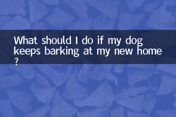 O que devo fazer se meu cachorro continuar latindo na minha nova casa?