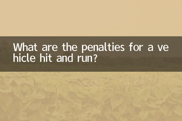 車輛肇事逃逸怎麼處罰