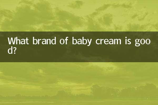 ¿Qué marca de crema para bebé es buena?