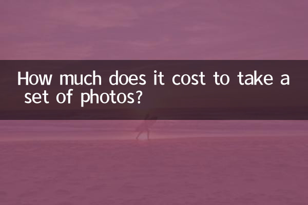 Quanto costa scattare un set di foto?