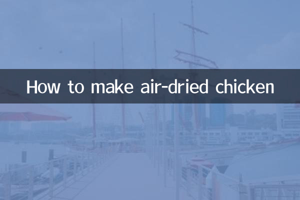 怎麼做風乾雞