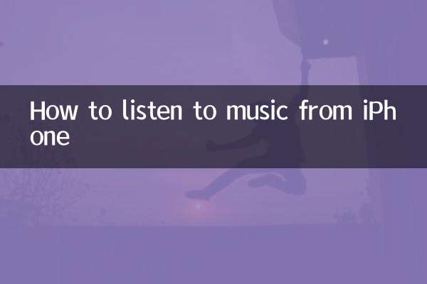 Como ouvir música do iPhone