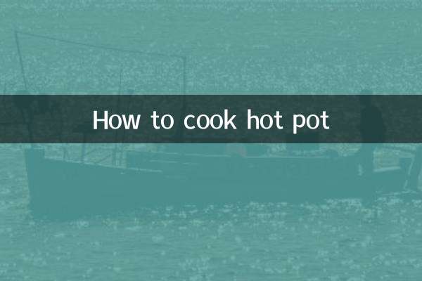 Wie man einen heißen Pot kocht