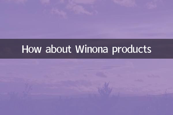 Winona製品はどうですか