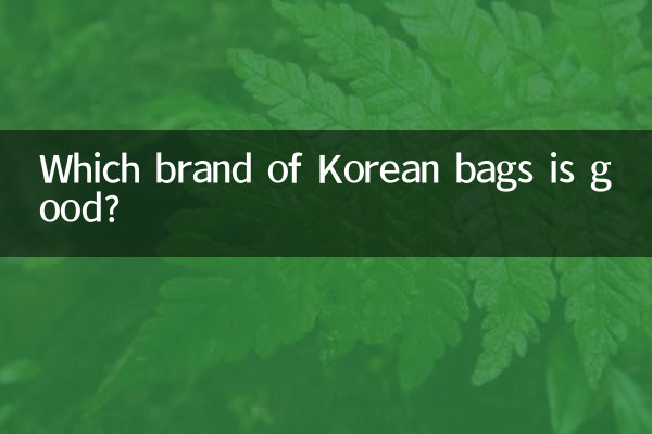 韓国ではどのブランドのバッグが良いか