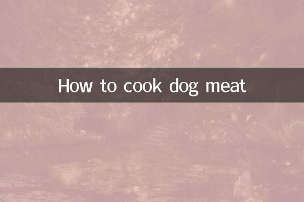 Come cucinare la carne di cane