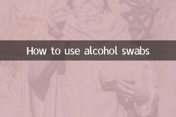 نحوه استفاده از سواب الکلی