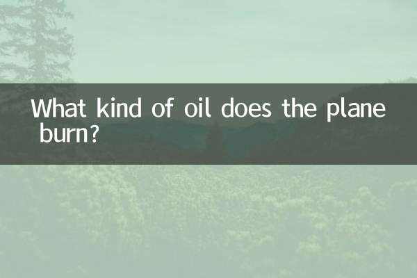 विमान किस प्रकार का तेल जलाता है?