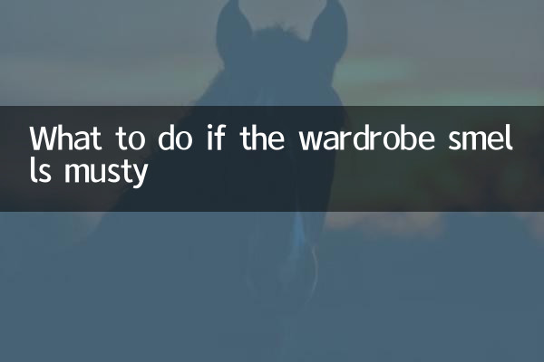 ワードローブがカビ臭い場合はどうすればいいですか