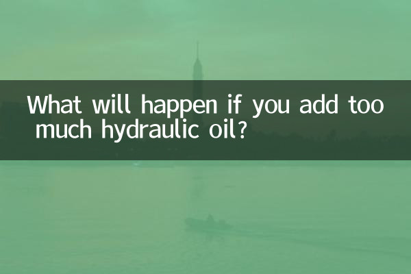 Was passiert, wenn Sie zu viel Hydrauliköl hinzufügen?