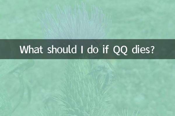 यदि QQ मर जाए तो मुझे क्या करना चाहिए?