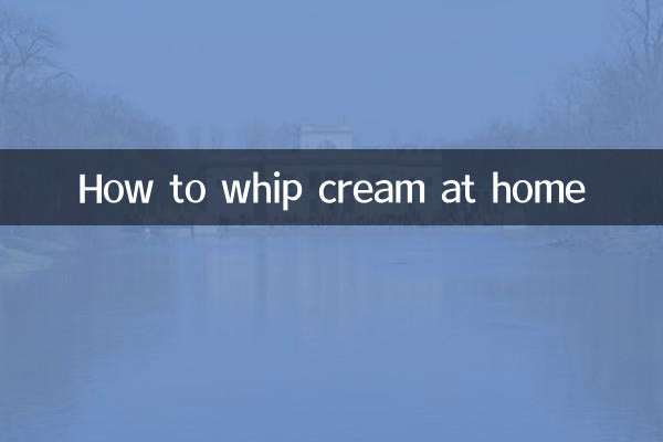 Como bater creme em casa