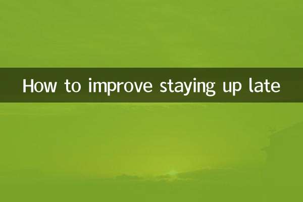 So verbessern Sie das lange Aufbleiben