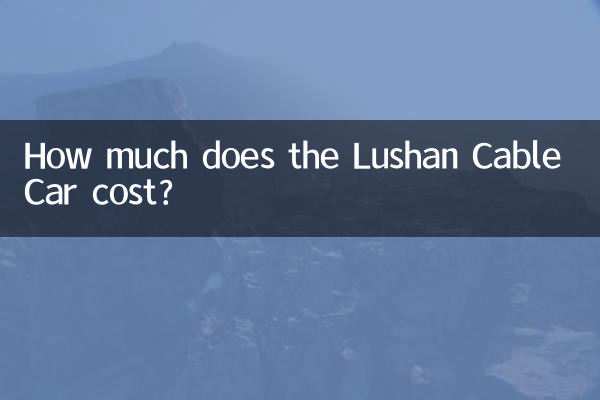 How much does the Lushan Cable Car cost?