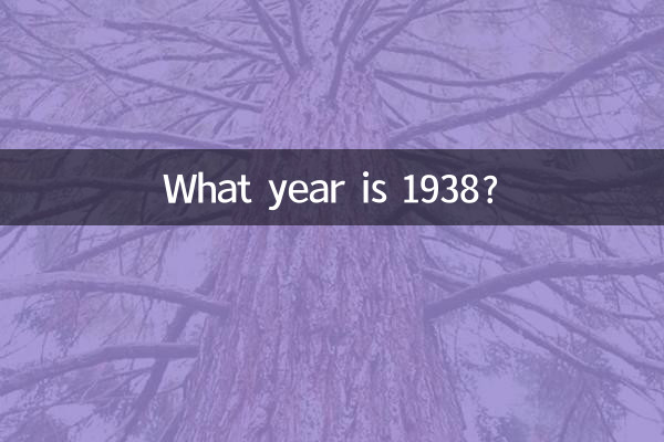 ¿Qué año es 1938?
