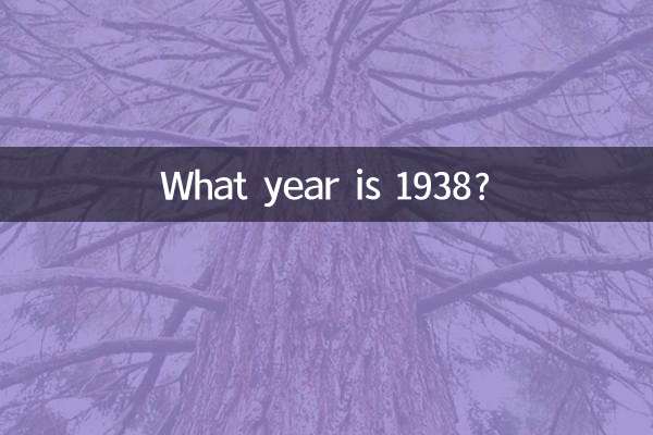 Quelle année est 1938 ?