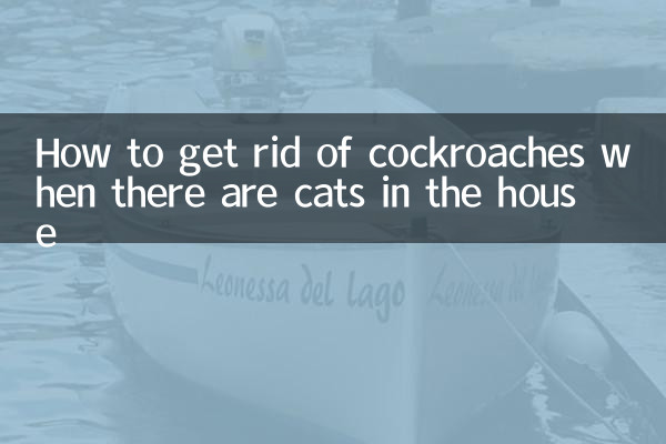 Comment se débarrasser des cafards quand il y a des chats à la maison