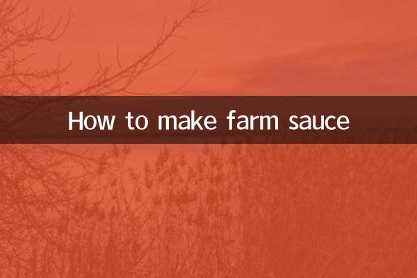 How to make farm sauce