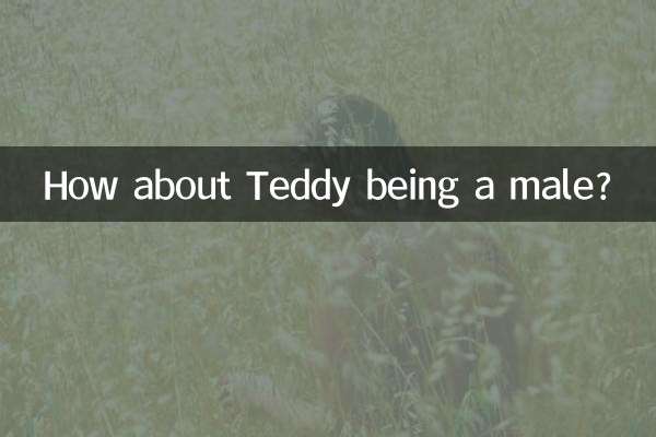 How about Teddy being a male?