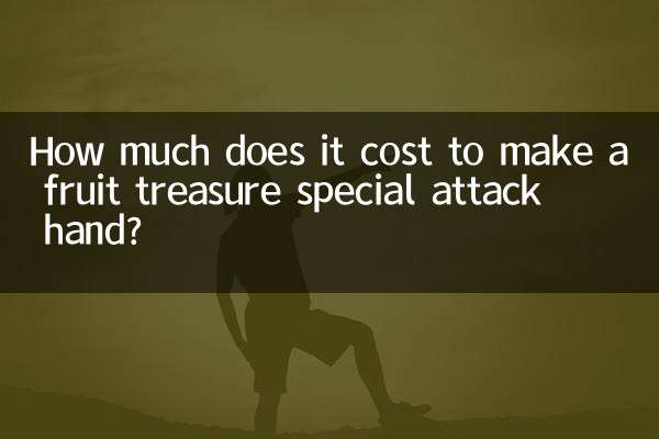 How much does it cost to make a fruit treasure special attack hand?