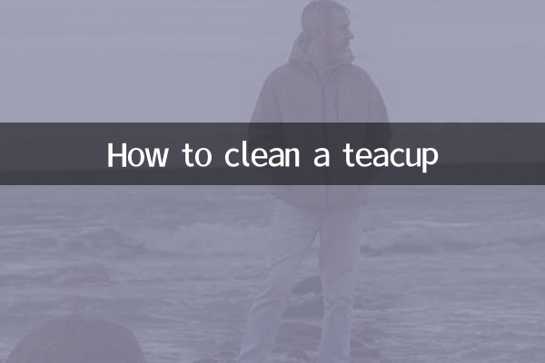 How to clean a teacup