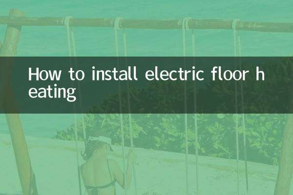 So installieren Sie eine elektrische Fußbodenheizung