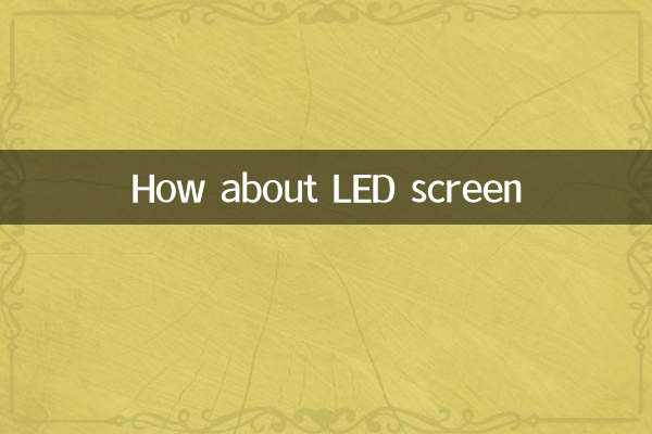 Wie wäre es mit einem LED-Bildschirm?