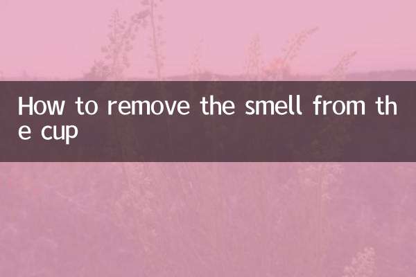 Come togliere l'odore dalla tazza