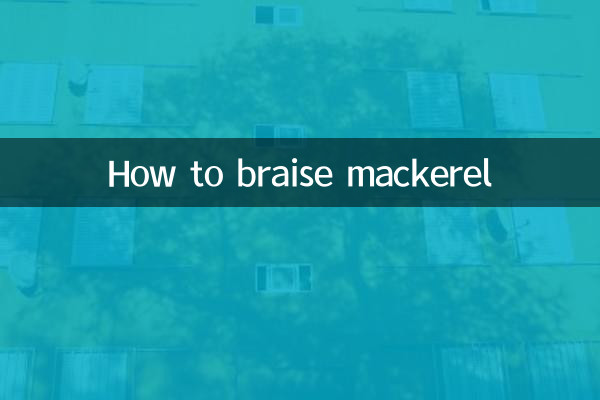 Cómo estofar caballa