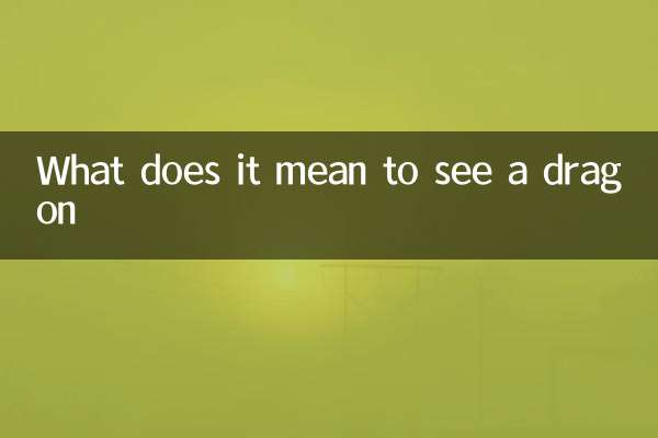 ¿Qué significa ver un dragón?