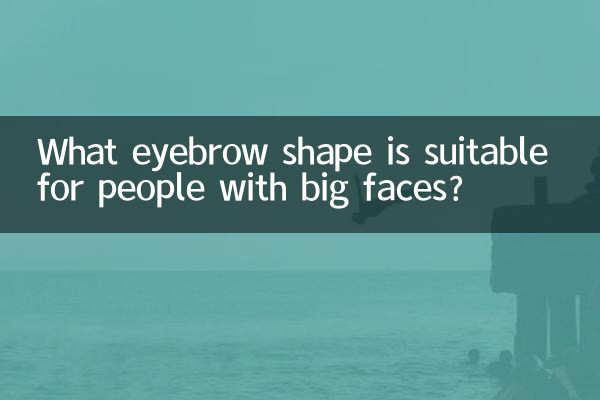 বড় মুখের লোকেদের জন্য কোন ভ্রু আকৃতি উপযুক্ত?