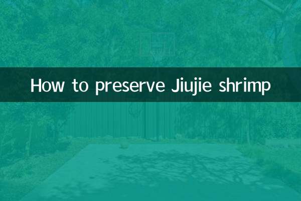 نحوه نگهداری میگوی Jiujie