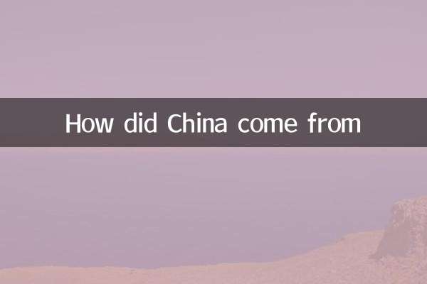 Откуда появился Китай
