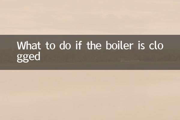 What to do if the boiler is clogged