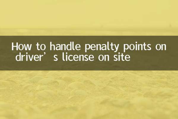سائٹ پر ڈرائیور کے لائسنس پر جرمانے کے پوائنٹس کو کیسے سنبھالیں