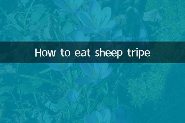 Wie man Schafskutteln isst