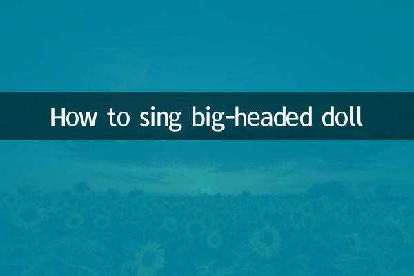 बड़े सिर वाली गुड़िया कैसे गाएं