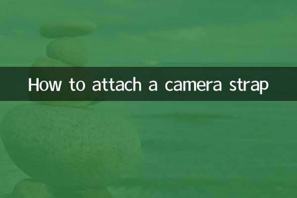 So befestigen Sie einen Kameragurt