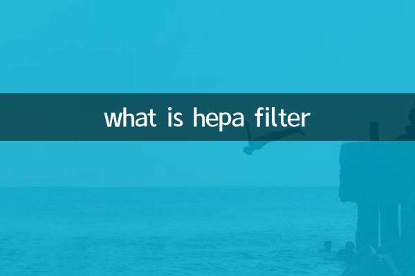 ¿Qué es el filtro Hepa?