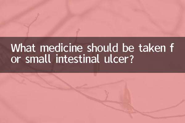 Quel médicament faut-il prendre en cas d'ulcère de l'intestin grêle ?