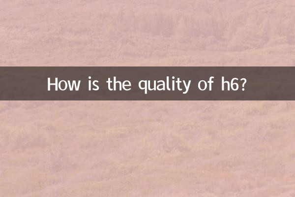 How is the quality of h6?