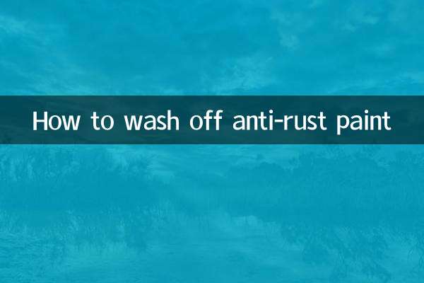 অ্যান্টি-জং পেইন্ট কীভাবে ধুয়ে ফেলবেন