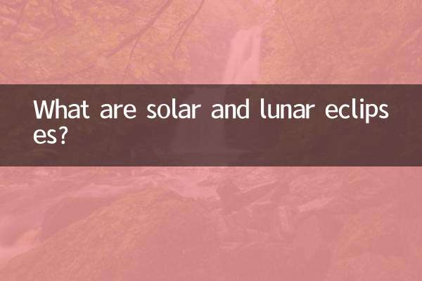 Was sind Sonnen- und Mondfinsternisse?