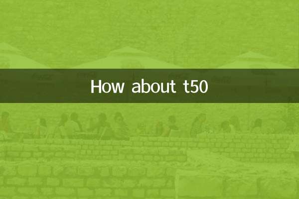কিভাবে t50 সম্পর্কে