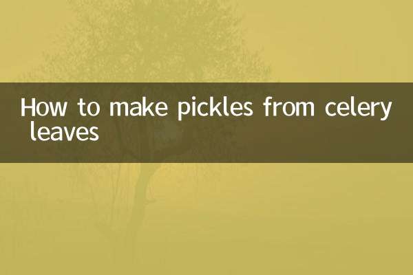 اجوائن کے پتے سے اچار کیسے بنائیں