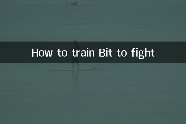 كيفية تدريب بت على القتال