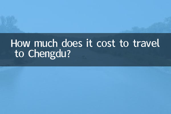 Combien coûte un voyage à Chengdu?