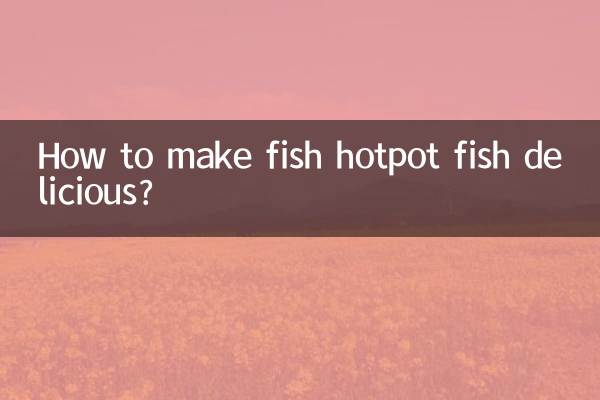 Como fazer peixe hotpot delicioso?